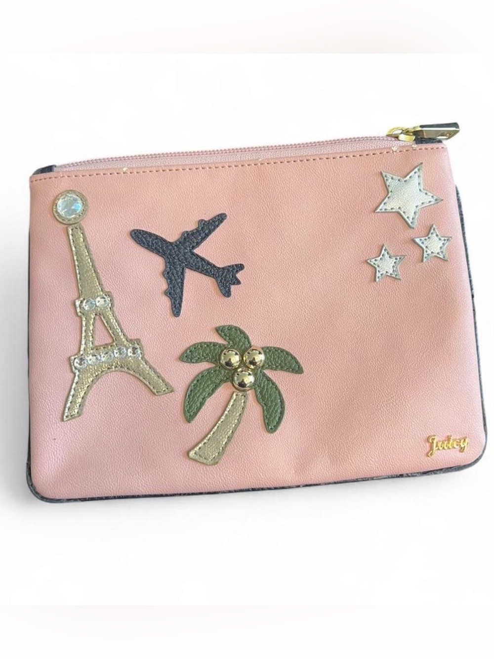 Y2K Juicy Couture Small Travel/Makeup Bag